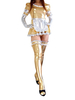 Robe doré sexy à dentelle pour Déguisements Halloween Déguisements Halloween