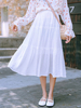Robe douce Lolita SK à plusieurs niveaux en polyester blanc Jupes Lolita dété décontractées"idiennes