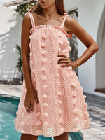 Robe droite surdimensionnée à bretelles dos nu