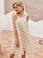 Robe Droites Femme Courts à Col Rond Sans Manches Imprimé Les Fleurs Bas Evasée Robe Droites Femme