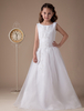 Robe du cortège enfant blanche d