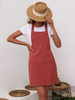 Robe Eté Courte Femme avec Bretelles à Col Carré Coupe Cintrée Unicolore
