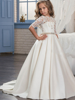 Robe fille; robe de cortège enfant; robe cérémonie enfant