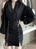 Robe Gothic Lolita Noir Long Lolita Robe