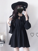 Robe gothique Lolita OP à manches longues Robe une pièce Lolita