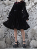 Robe gothique Lolita OP Robe en velours à manches longues Lolita une pièce