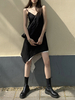 Robe gothique Lolita Slip Sleeveless Polyester Summer Lolita Midi Robe