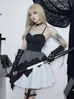 Robe Gothique Spaghetti Sexy Lolita Robe Courte