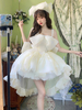 Robe Hime Lolita en polyester sans manches robe de soirée Sweet Lolita Tea Party