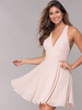 Robe Homecoming 2022 V-cou mousseline de soie en V V V