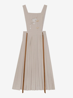 Robe JK Tenues Académiques Lolita Robe Chemise Marron Clair À Manches Longues