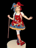 Robe Lolita douce en polyester sans manches avec pull à franges Robe Lolita douce de Noël