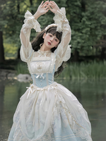 Robe Lolita douce en polyester sans manches pull doux robe Lolita