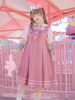 Robe Lolita Douce Grande taille Autorisée Sanrio Robe Lolita Sans Manches Pull Drapé