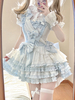 Robe Lolita douce Robe Lolita sans manches en polyester
