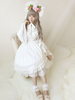 Robe lolita en chiffon avec dentelle à bretelles Déguisements Halloween