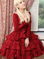 Robe lolita en coton classique Déguisements Halloween