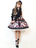 Robe lolita en polyester impression classique col montant Déguisements Halloween