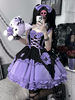 Robe Lolita Gothique Pastel Volants Lacets Violet Romance Gothique Lolita