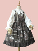 Robe Lolita JSK Classique Fairytale Infanta Jupes Lolita Plissées Déguisements Halloween