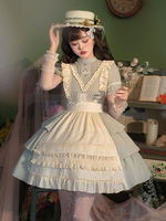 Robe Lolita Manches Longues Robe Élastique Réglable