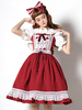 Robe Lolita Mignonne En Polyester À Bretelle JSK