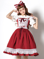 Robe Lolita Mignonne En Polyester À Bretelle JSK