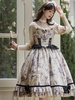 Robe Lolita mignonne en polyester pull sans manches robe Lolita