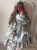 Robe Lolita OP À Volants Robes Une Pièce Lolita Vintage Déguisements Halloween