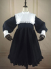 Robe Lolita OP Classique Color Block Frill Lolita Robes une pièce Déguisements Halloween