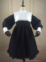 Robe Lolita OP Classique Color Block Frill Lolita Robes une pièce Déguisements Halloween