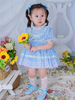 Robe Lolita pour enfants Robe tutu à manches courtes en dentelle