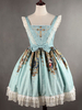 Robe lolita synthétique impression avec noeud Déguisements Halloween