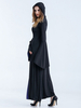 Robe longue Déguisements Halloween Costumes sorcière femme avec capuche Déguisements Halloween