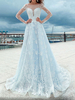 Robe Longue Femme en Mousseline avec Manches Longues à Col Décolleté Coupe Cintrée Bas Evasée Unicolore Robe de Soirée