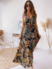 robe longue;robe femme;robe fleurie;robe chic;robe de plage;bon prix robe;robe ete