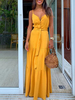 robe longue;robe femme;robe fleurie;robe chic;robe de plage;bon prix robe;robe ete;robe maxi