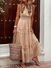 robe longue;robe femme;robe fleurie;robe chic;robe de plage;bon prix robe;robe ete;robe maxi