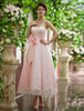 Robe mariage A-ligne avec noeud d