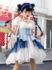 Robe Mignonne Lolita OP Robe Manches Courtes Corset