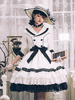 Robe Mignonne Lolita Polyester Manches 3/4 Volants Robe Douce Robe Lolita