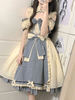 Robe Mignonne Lolita Robe Douce En Polyester À Manches Courtes