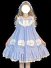 Robe Mignonne Lolita Robe Sans Manches En Polyester