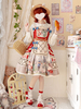 Robe Mignonne Lolita Tablier Sans Manches En Polyester