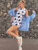 Robe Moulante Imprimé Carreaux à Col Rond avec Bretelles Coupe Cintrée Tricolores Robe Eté Robe Sexy