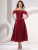 Robe mère de mariés bordeaux hors de l