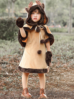 Robe Noël Kaki Déguisement Enfant Costumes De Vacances De Noël