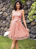 Robe rétro robe vintage 1950’ Robe femme en dentelle sans manches Robe évasée