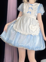Robe Sweet Lolita en polyester à manches courtes