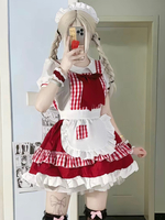 Robe Sweet Lolita en polyester à manches courtes